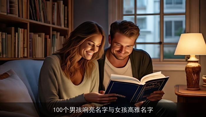 100个男孩响亮名字与女孩高雅名字