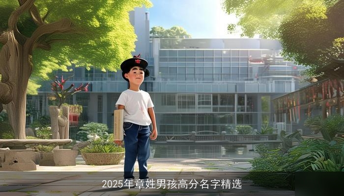 2025年章姓男孩高分名字精选