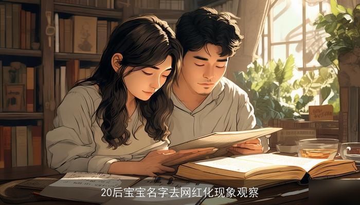 20后宝宝名字去网红化现象观察