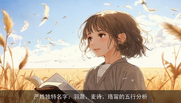 严姓独特名字：羽灏、麦诗、珞甯的五行分析