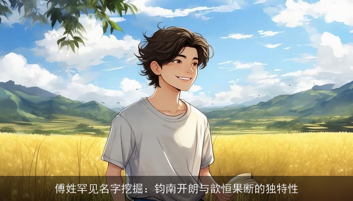 傅姓罕见名字挖掘：钧南开朗与歆恒果断的独特性