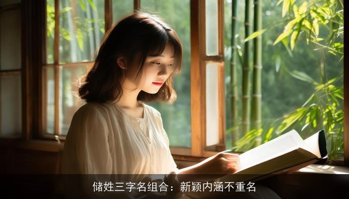 储姓三字名组合：新颖内涵不重名