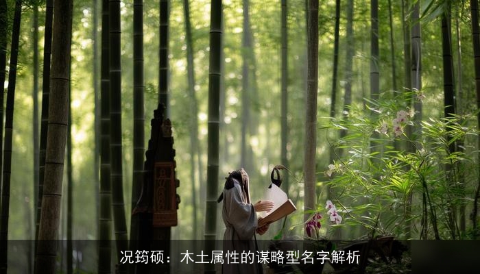 况筠硕：木土属性的谋略型名字解析