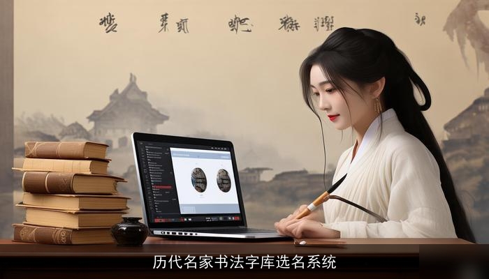 历代名家书法字库选名系统