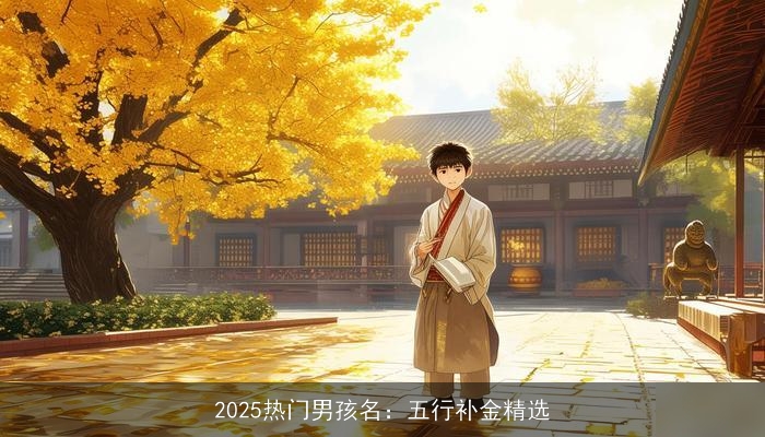 2025热门男孩名：五行补金精选