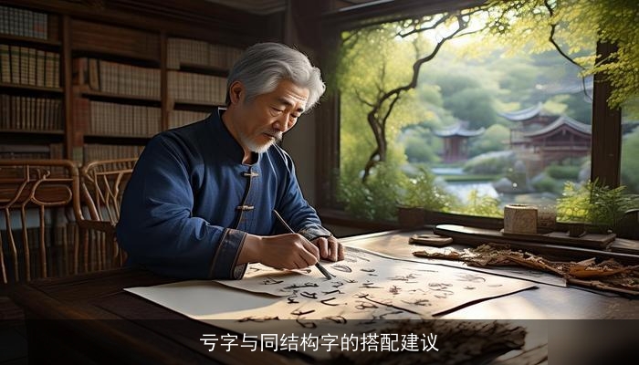亏字与同结构字的搭配建议