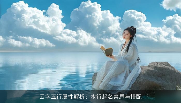 云字五行属性解析：水行起名禁忌与搭配