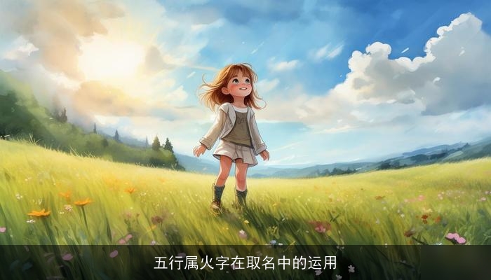 五行属火字在取名中的运用