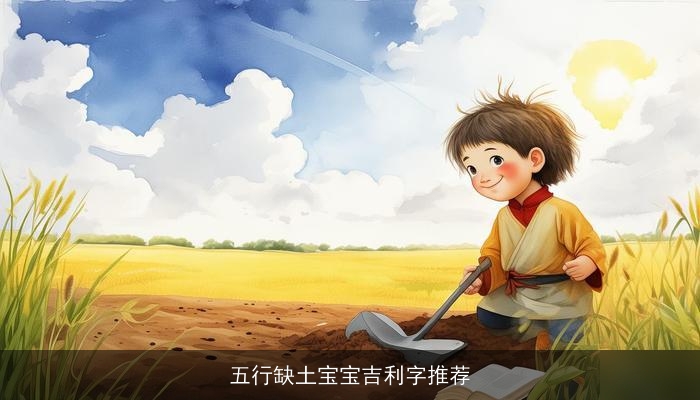 五行缺土宝宝吉利字推荐