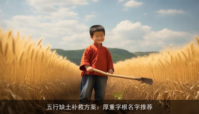 五行缺土补救方案：厚重字根名字推荐