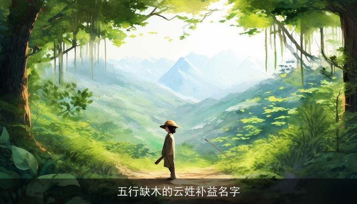 五行缺木的云姓补益名字