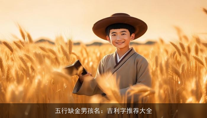 五行缺金男孩名：吉利字推荐大全