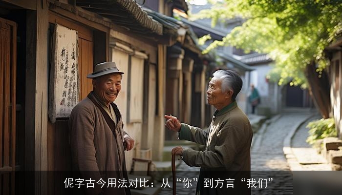 伲字古今用法对比：从“你”到方言“我们”
