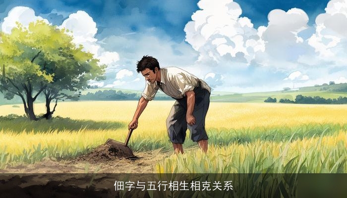 佃字与五行相生相克关系