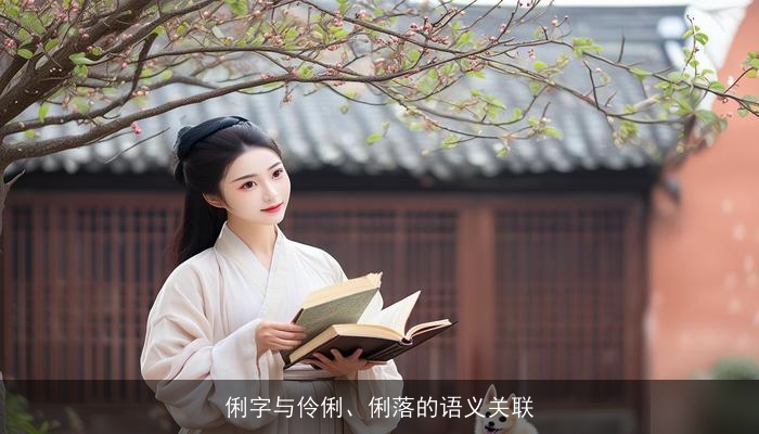 俐字与伶俐、俐落的语义关联
