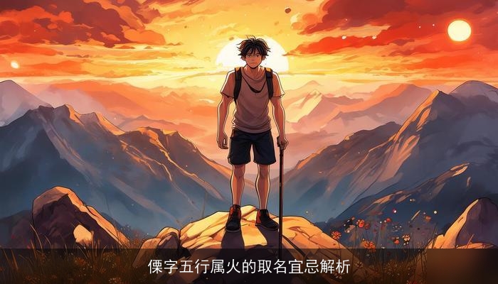 傈字五行属火的取名宜忌解析
