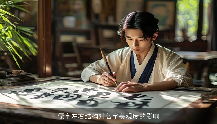傈字左右结构对名字美观度的影响