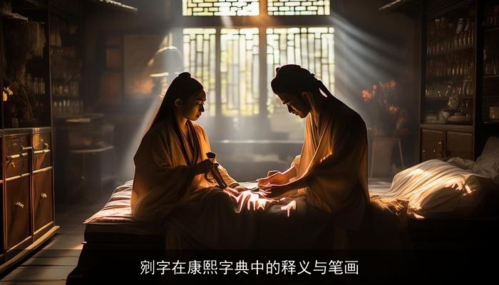 剜字在康熙字典中的释义与笔画