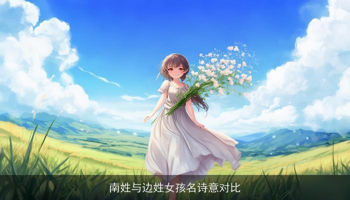 南姓与边姓女孩名诗意对比