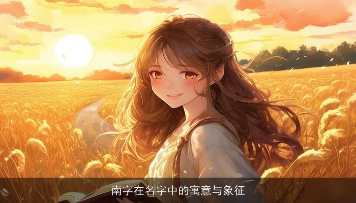 南字在名字中的寓意与象征