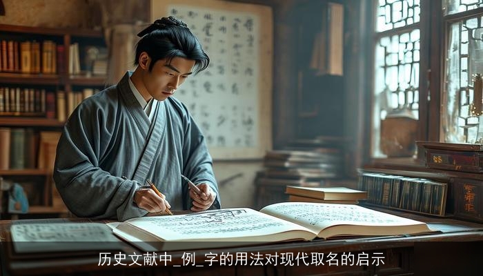 历史文献中_例_字的用法对现代取名的启示