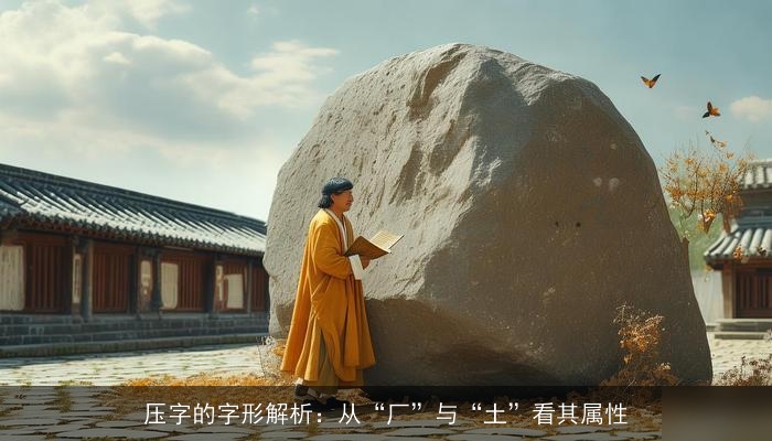 压字的字形解析：从“厂”与“土”看其属性