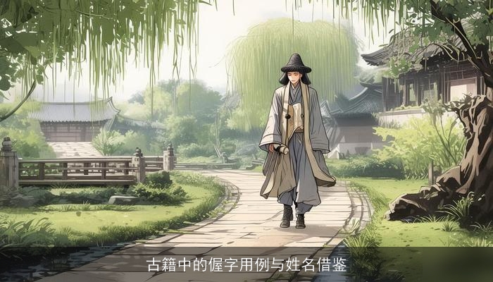 古籍中的偓字用例与姓名借鉴
