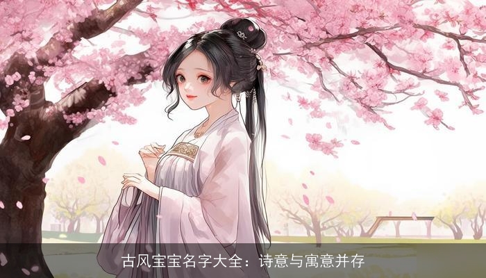 古风宝宝名字大全：诗意与寓意并存