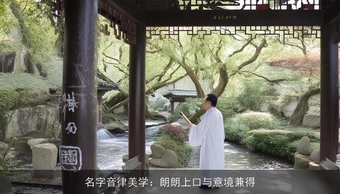 名字音律美学：朗朗上口与意境兼得