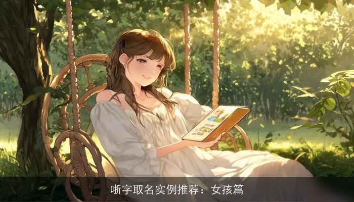 哳字取名实例推荐：女孩篇
