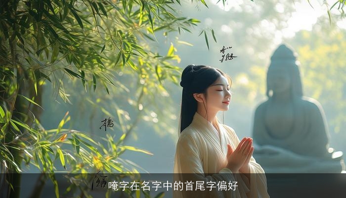 唵字在名字中的首尾字偏好