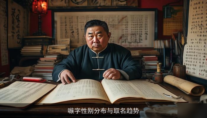 嗾字性别分布与取名趋势