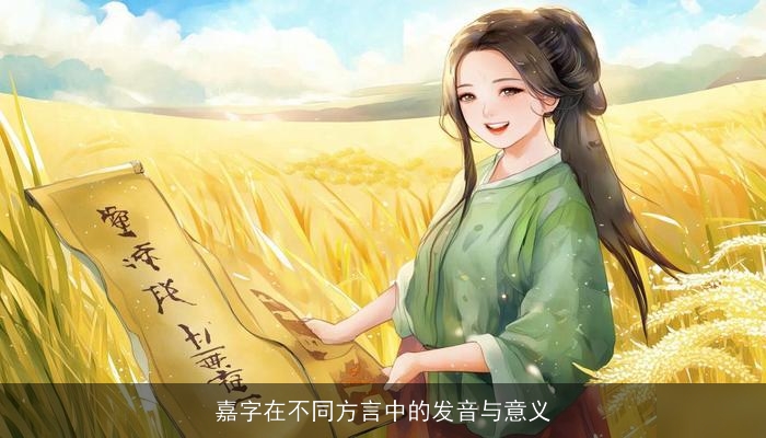 嘉字在不同方言中的发音与意义