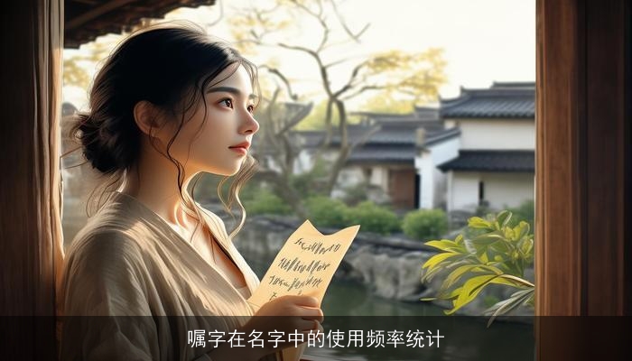 嘱字在名字中的使用频率统计