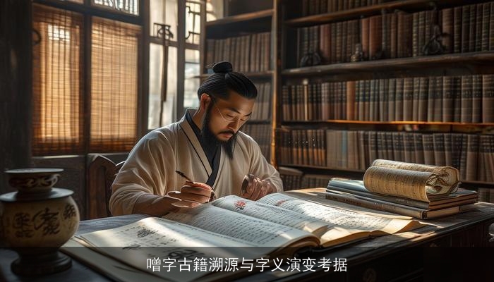 噌字古籍溯源与字义演变考据