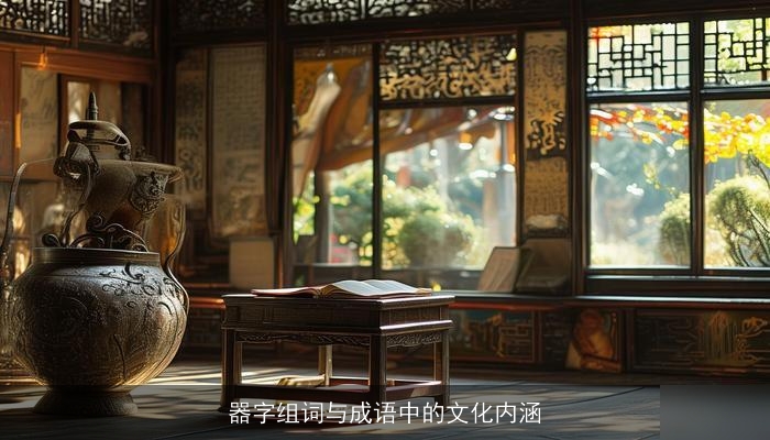 器字组词与成语中的文化内涵