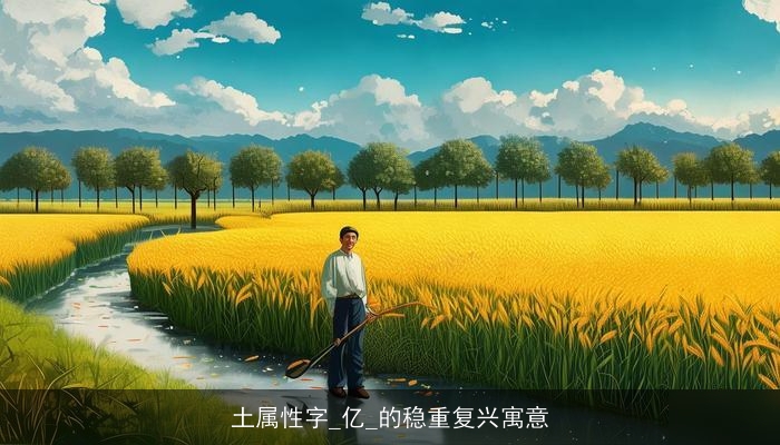 土属性字_亿_的稳重复兴寓意