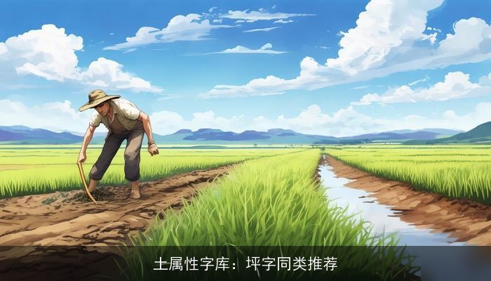 土属性字库：坪字同类推荐