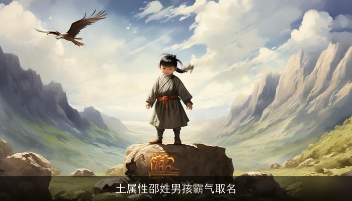 土属性邵姓男孩霸气取名