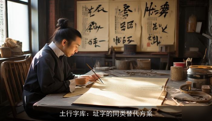 土行字库：址字的同类替代方案