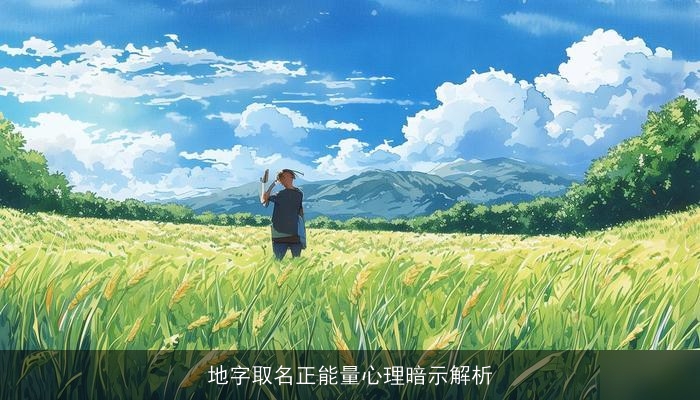 地字取名正能量心理暗示解析