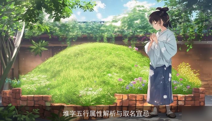堆字五行属性解析与取名宜忌