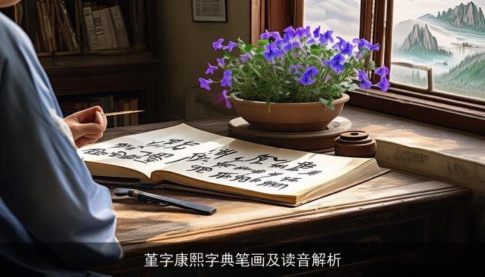 堇字康熙字典笔画及读音解析