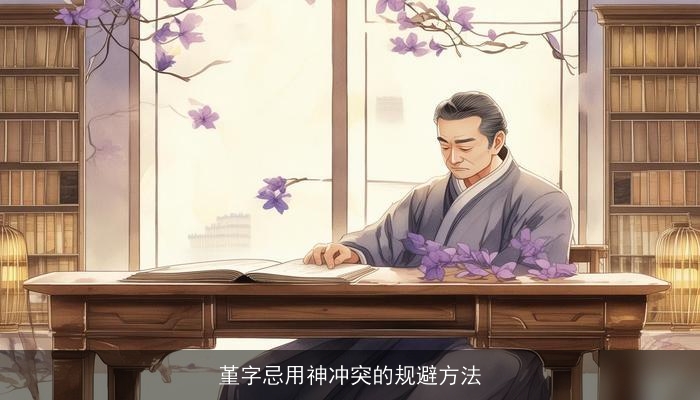 堇字忌用神冲突的规避方法
