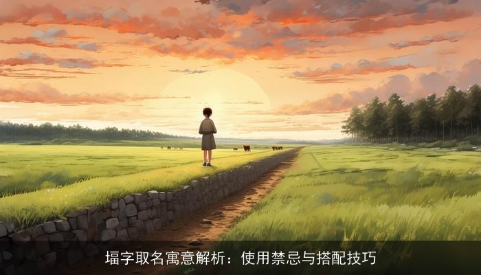 堛字取名寓意解析：使用禁忌与搭配技巧