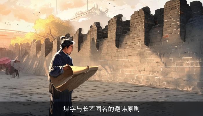 堞字与长辈同名的避讳原则