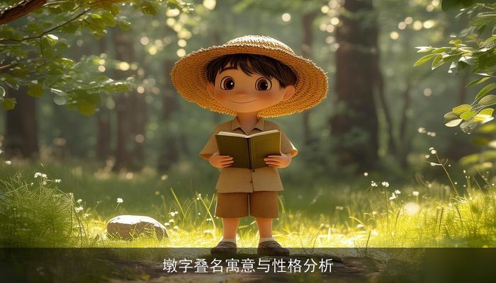 墩字叠名寓意与性格分析
