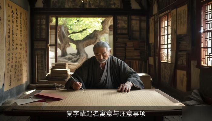 复字辈起名寓意与注意事项