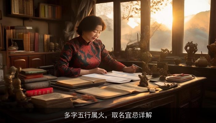 多字五行属火，取名宜忌详解