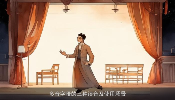 多音字哑的三种读音及使用场景